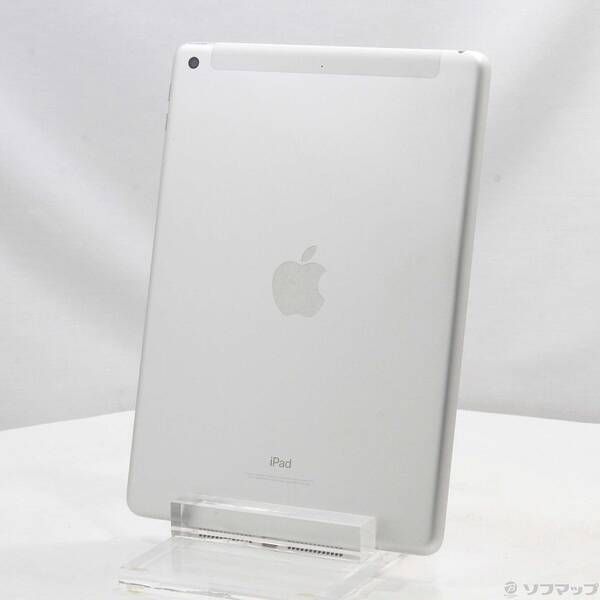 iPad 第6世代 32GB シルバー MR6P2J/A au版 (中古)-(管理NO