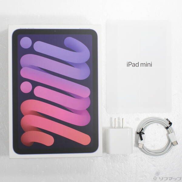 ipad mini　第6世代 64GB パープル本体 iPad mini 6 Wi-Fi + Cellular 64GB - パープル [整備済製品] - Apple