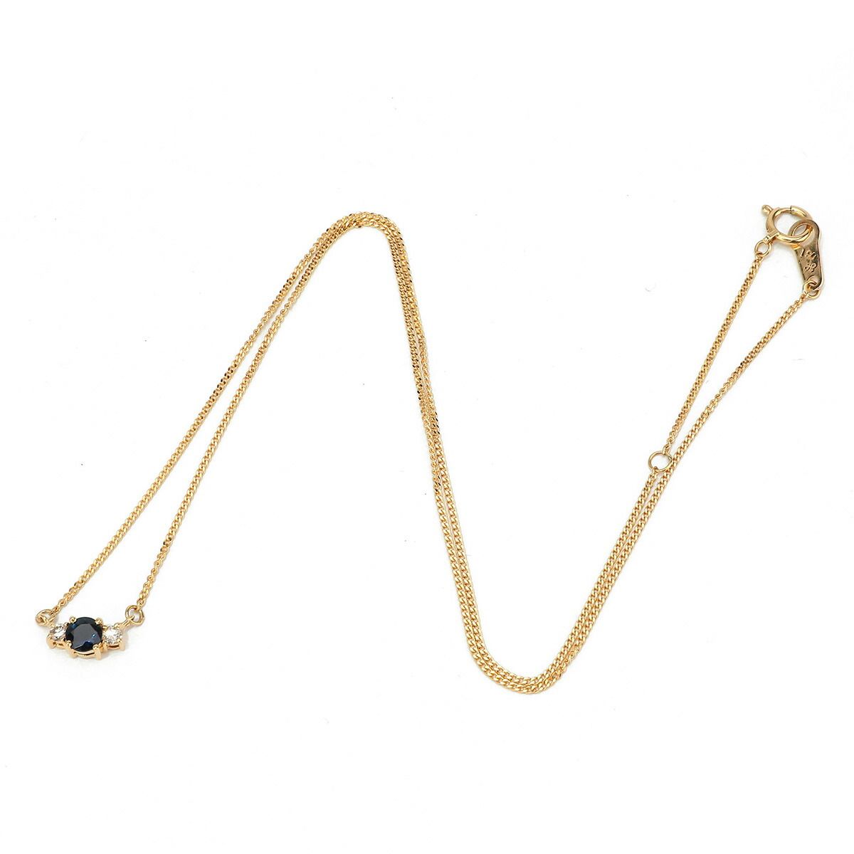 ジュエリーマキ MAKI ネックレス ブルーサファイア 0.31ct 