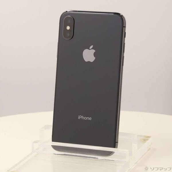 中古品〕 iPhoneX 64GB スペースグレイ MQAX2J／A SIMフリー【262
