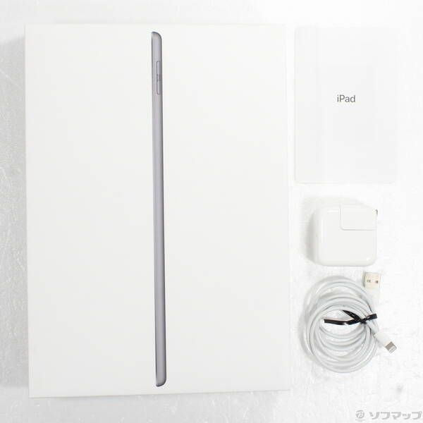 中古品〕 iPad 第7世代 32GB スペースグレイ MW742J／A Wi-Fi【352