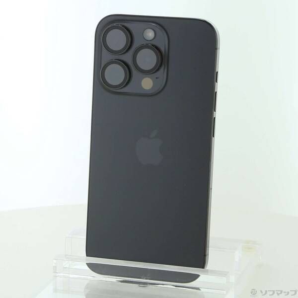 中古品〕 iPhone15 Pro 128GB ブラックチタニウム MTU73J／A SIMフリー