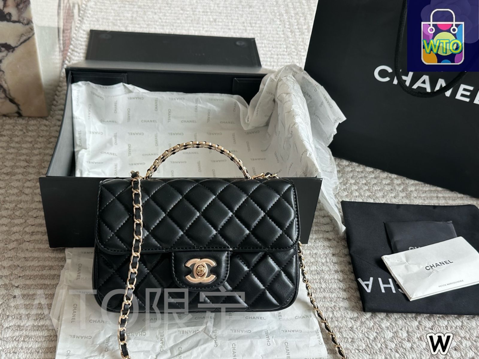 今日特価】Chanel CF Handle ミニバッグ - メルカリ