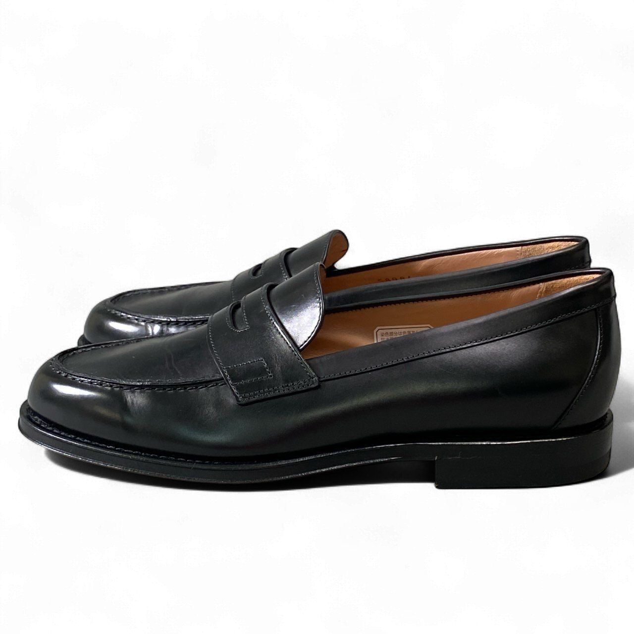 1k18 《美品》 Santoni サントーニ イタリア製 コインローファー