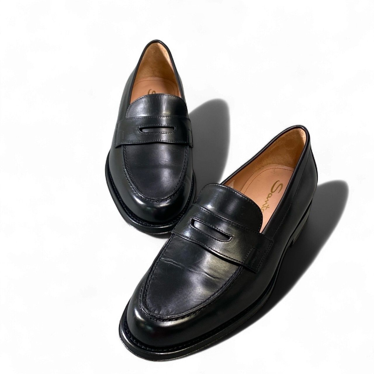 サントーニ ローファー メンズ ドレスシューズ 革靴 黒 Santoni 楽天市場】サントーニ ローファー メンズ ドレスシューズ ビジネス
