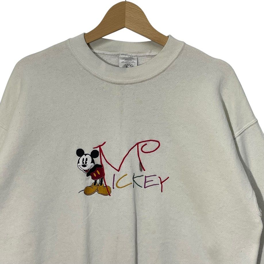 USA製　ディズニー 1992 ミッキー スウェット 白 90s ディズニー ミッキースウェット25周年モデル USA製 Fashion Tops