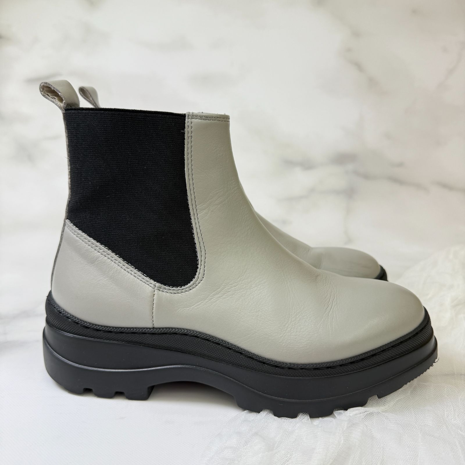 鑑定済み 】ペリーコサニー サイドゴアブーツ 36 ( 23cm程度 ) グレー