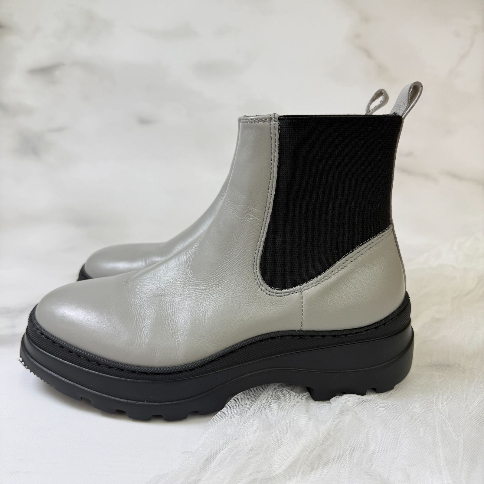 鑑定済み 】ペリーコサニー サイドゴアブーツ 36 ( 23cm程度 ) グレー