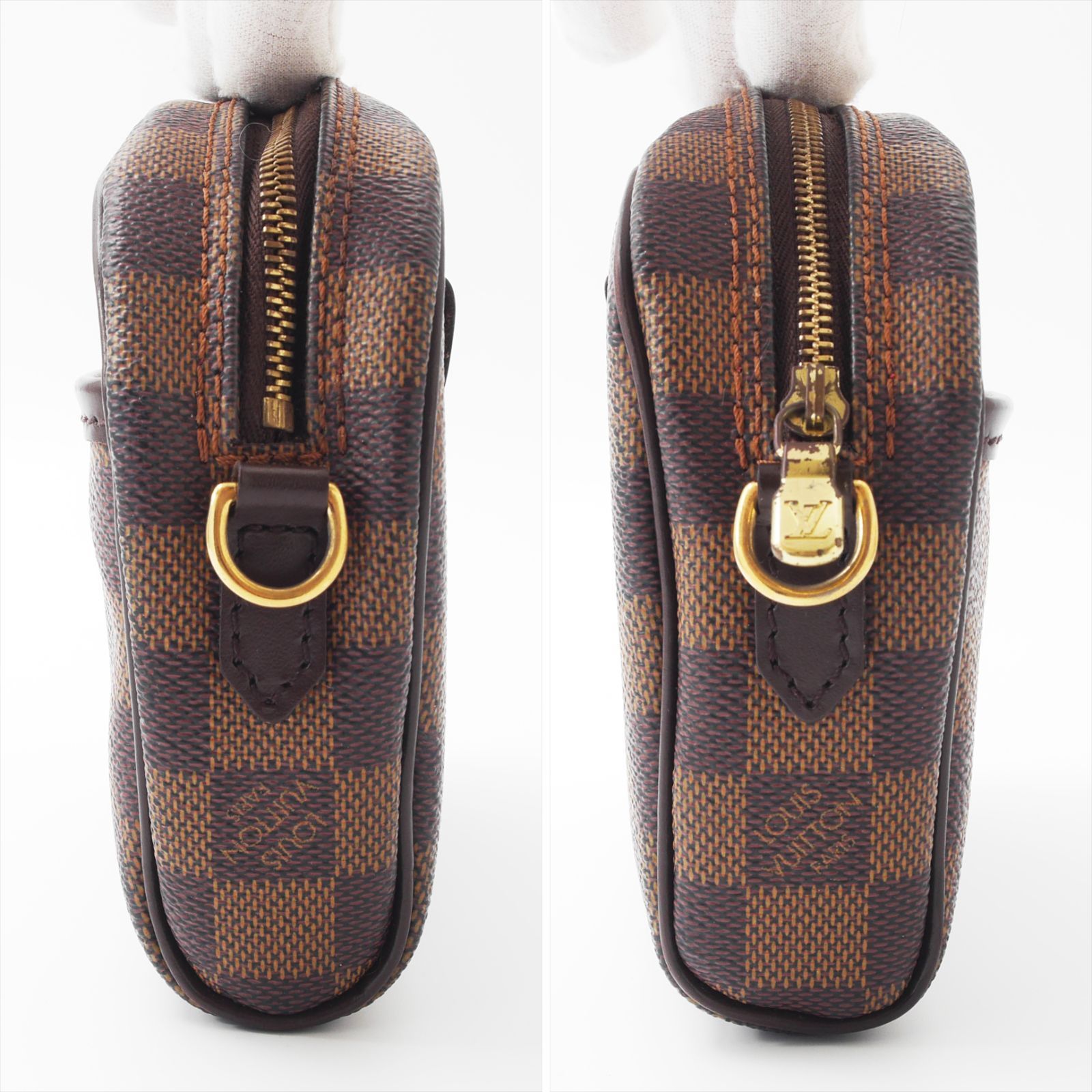 ダミエ柄 ショルダーポーチ ブラウン ダミエ柄 ショルダーポーチ ブラウン 楽天市場】【超美品】ルイ