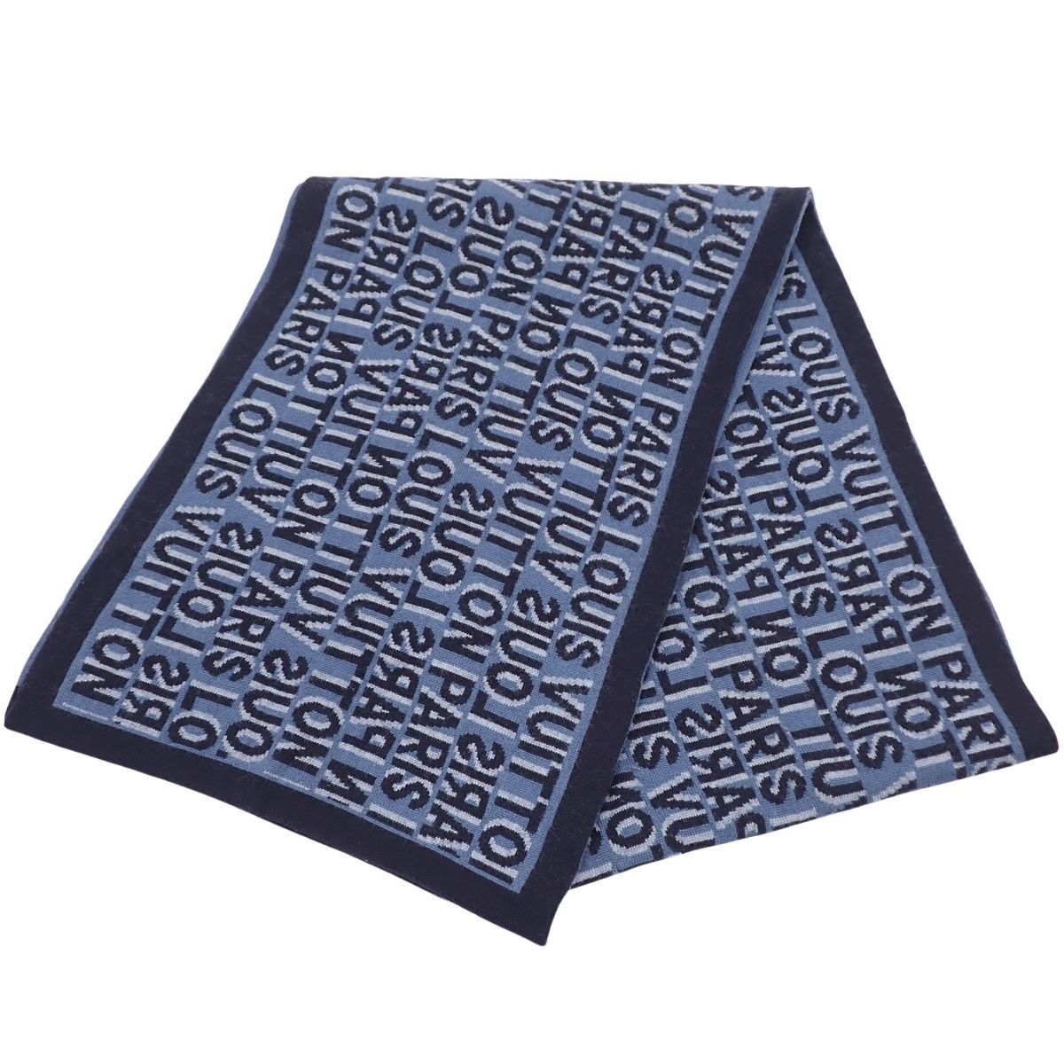 ルイビィトンマフラー LOUIS VUITTON(ルイ・ヴィトン) エシャルプ・LVタグ マフラー ウール