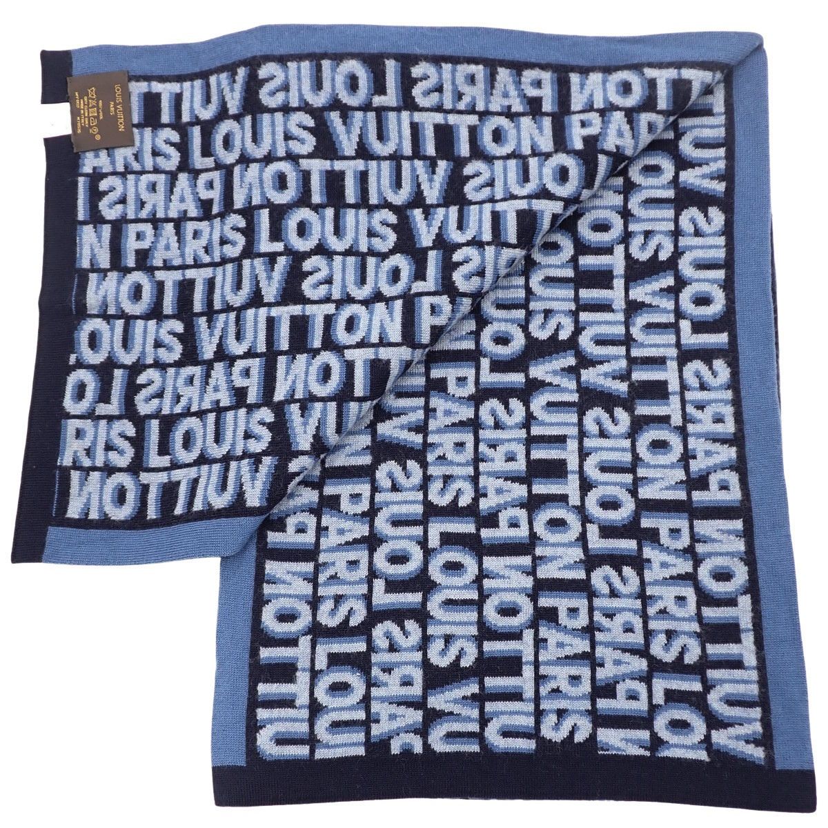 ルイビィトンマフラー LOUIS VUITTON(ルイ・ヴィトン) エシャルプ・LVタグ マフラー ウール