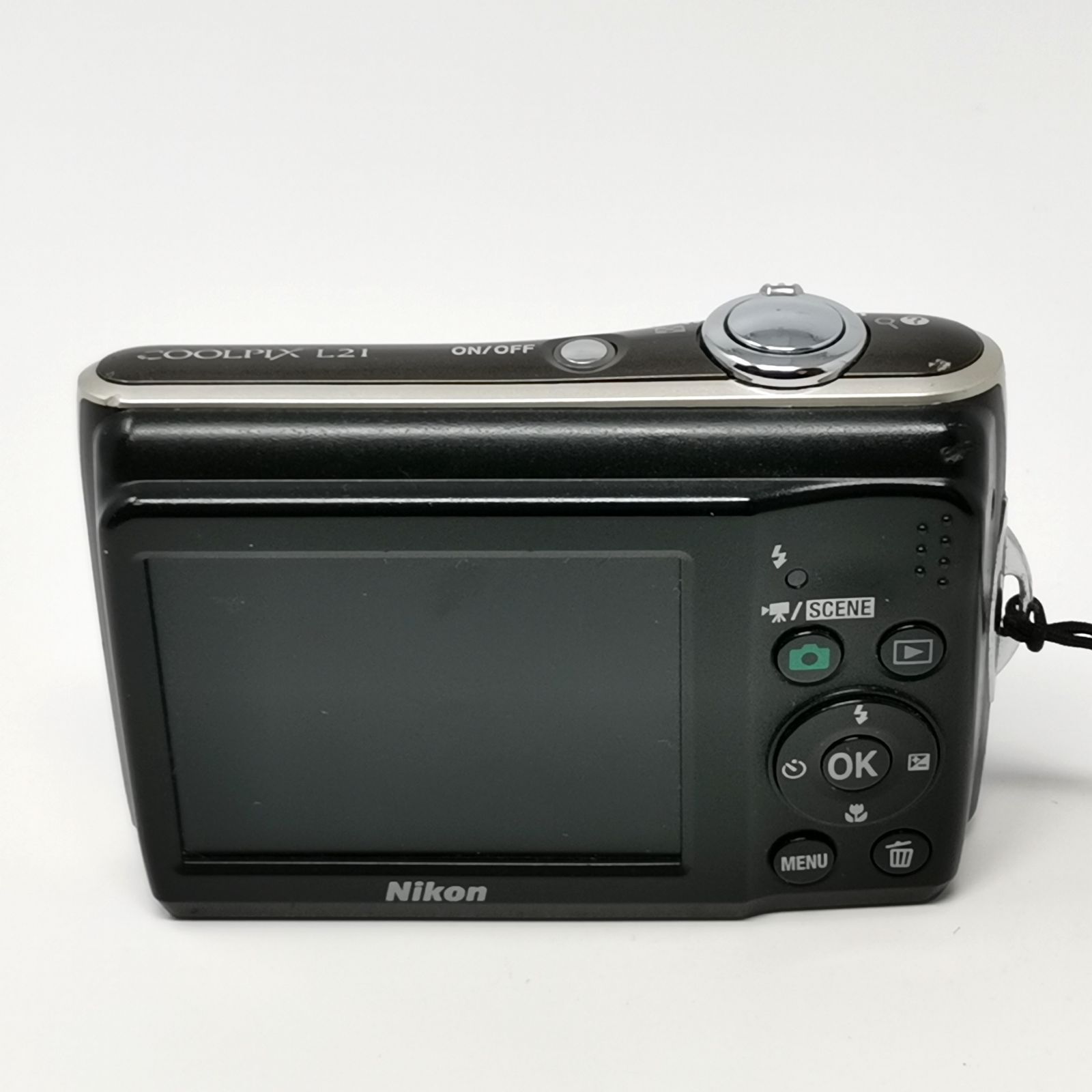 ニコン coolpix L21 シルバー デジカメ ジャンク デジタルカメラ 電池 