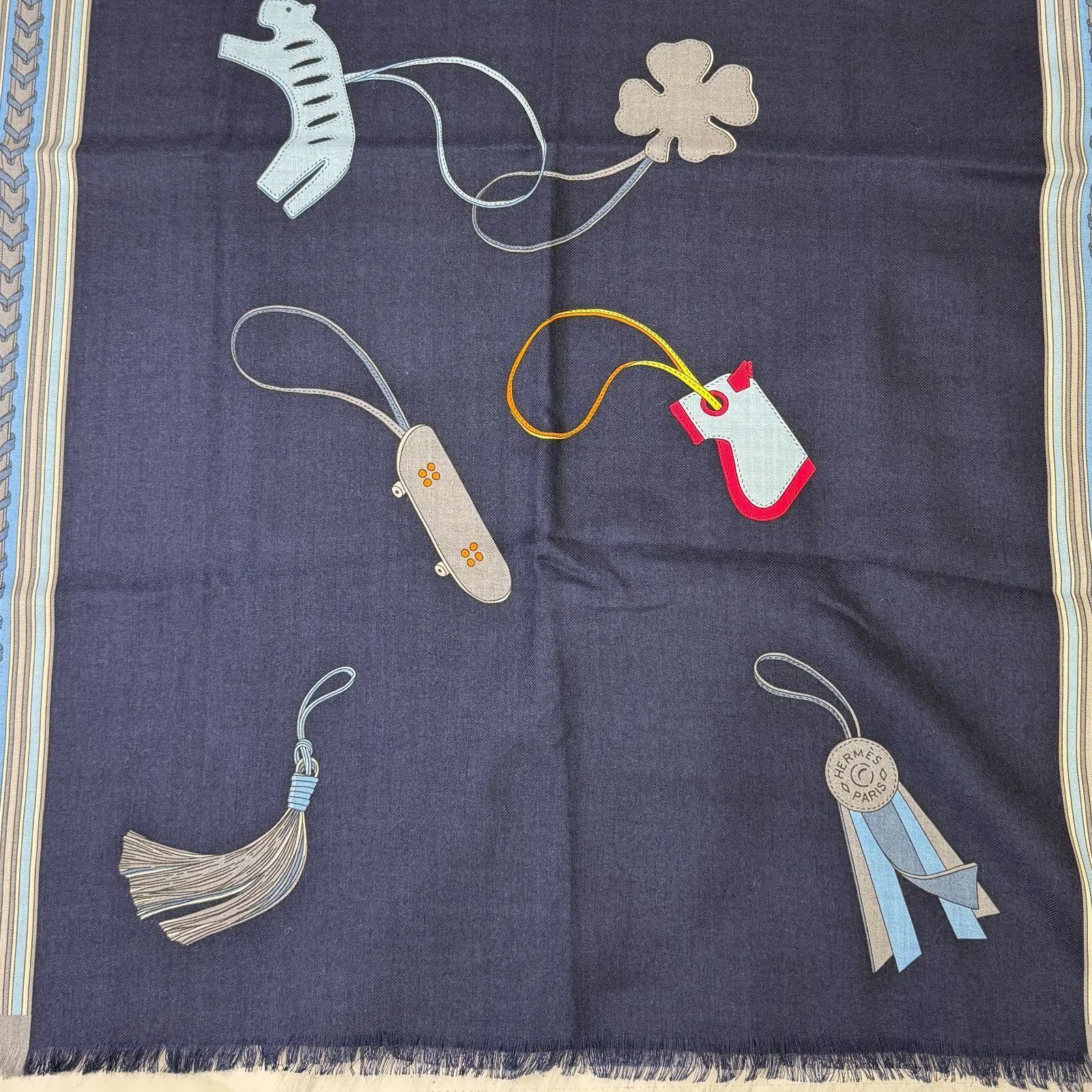 鑑定済み【 新品未使用 】エルメス レクタングル 《 エ グリ グリ