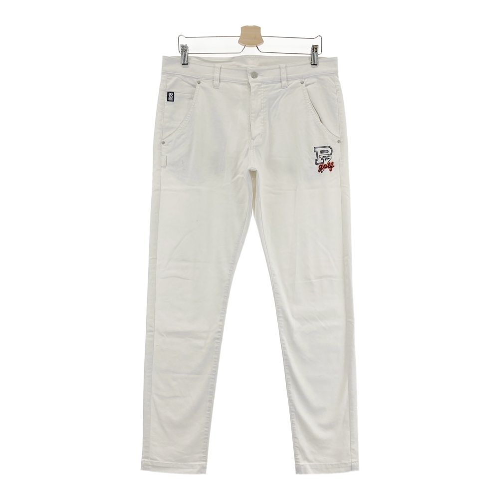 ☆新品☆￥30800☆PEARLY GATES メンズパンツ M ホワイト サイズ：6 PEARLY GATES パーリーゲイツ 30周年 ストレッチパンツ