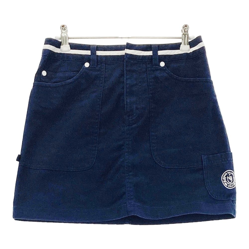 サイズ：0 NEW BALANCE GOLF ニューバランス スカート ネイビー系