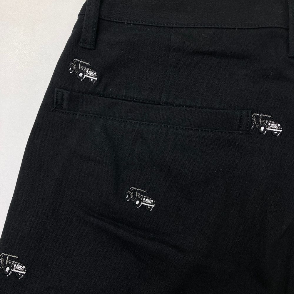 サイズ：1 JACK BUNNY ジャックバニー ストレッチパンツ 刺繍 総柄