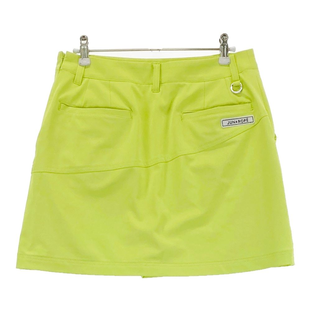 サイズ：L JUN&ROPE ジュン アンド ロペ インナー付スカート グリーン