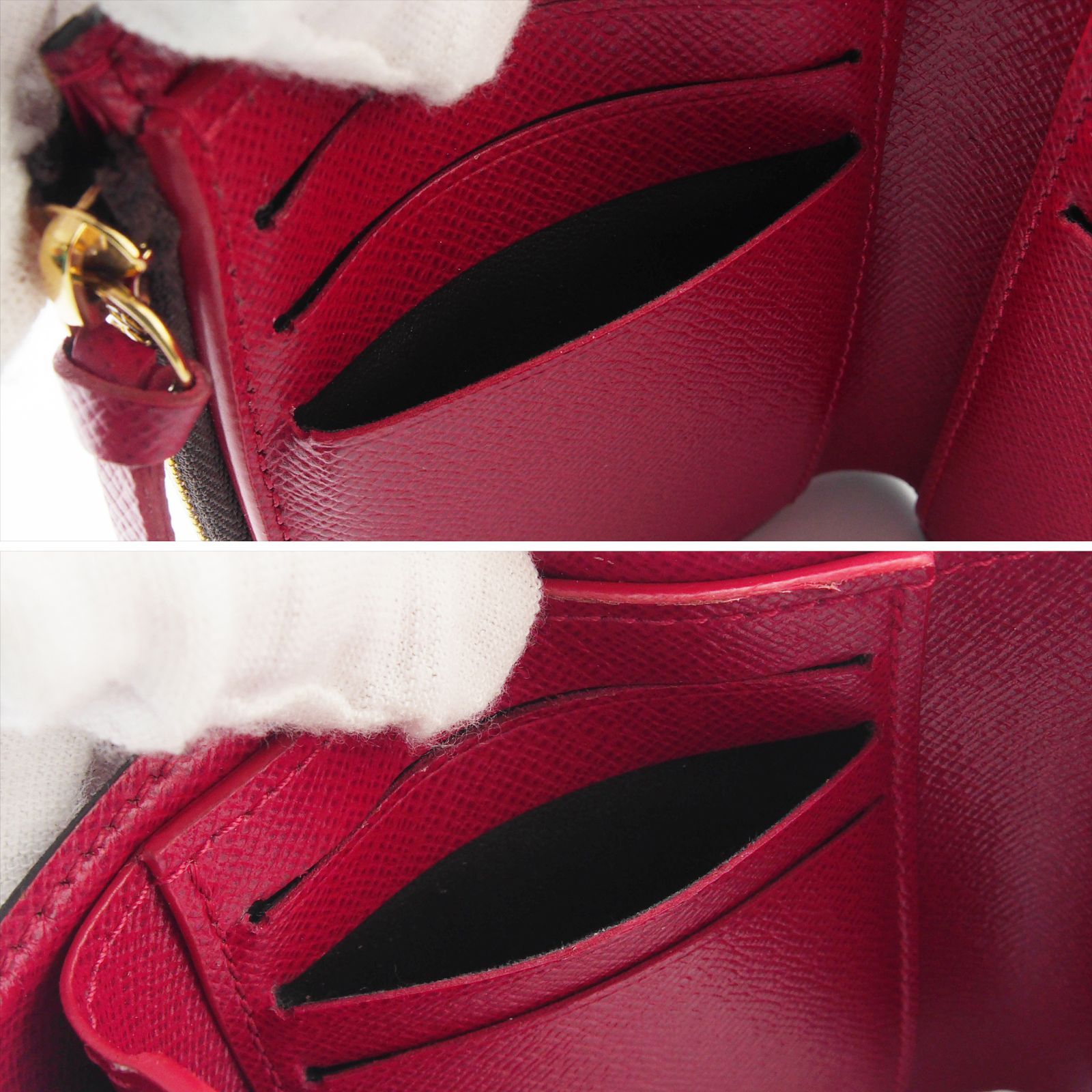 極美品】 ルイヴィトン ダミエ ポルトフォイユ ヴィクトリーヌ 三