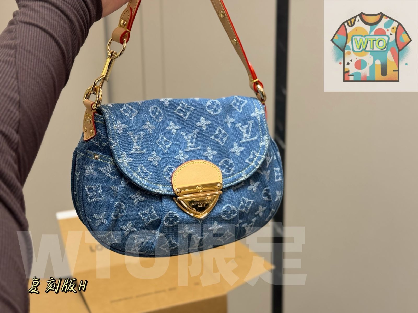 今日特価】Louis Vuitton Denim Inflatables ルイ ヴィトン デニム