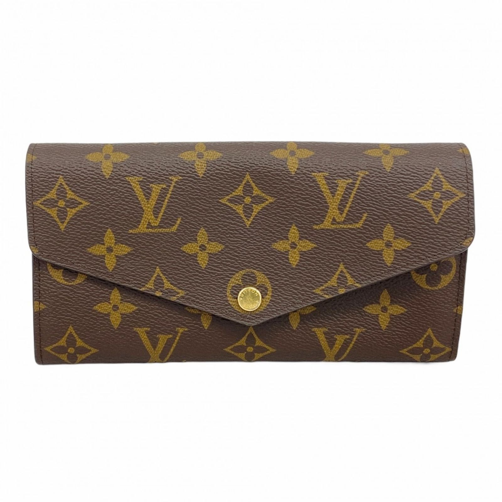 ルイ ヴィトン◎ポルトフォイユ サラ モノグラム ブラウン 茶 ブラウン ルイ・ヴィトン(Louis Vuitton) ルイ・ヴィトン 長財布 モノグラム