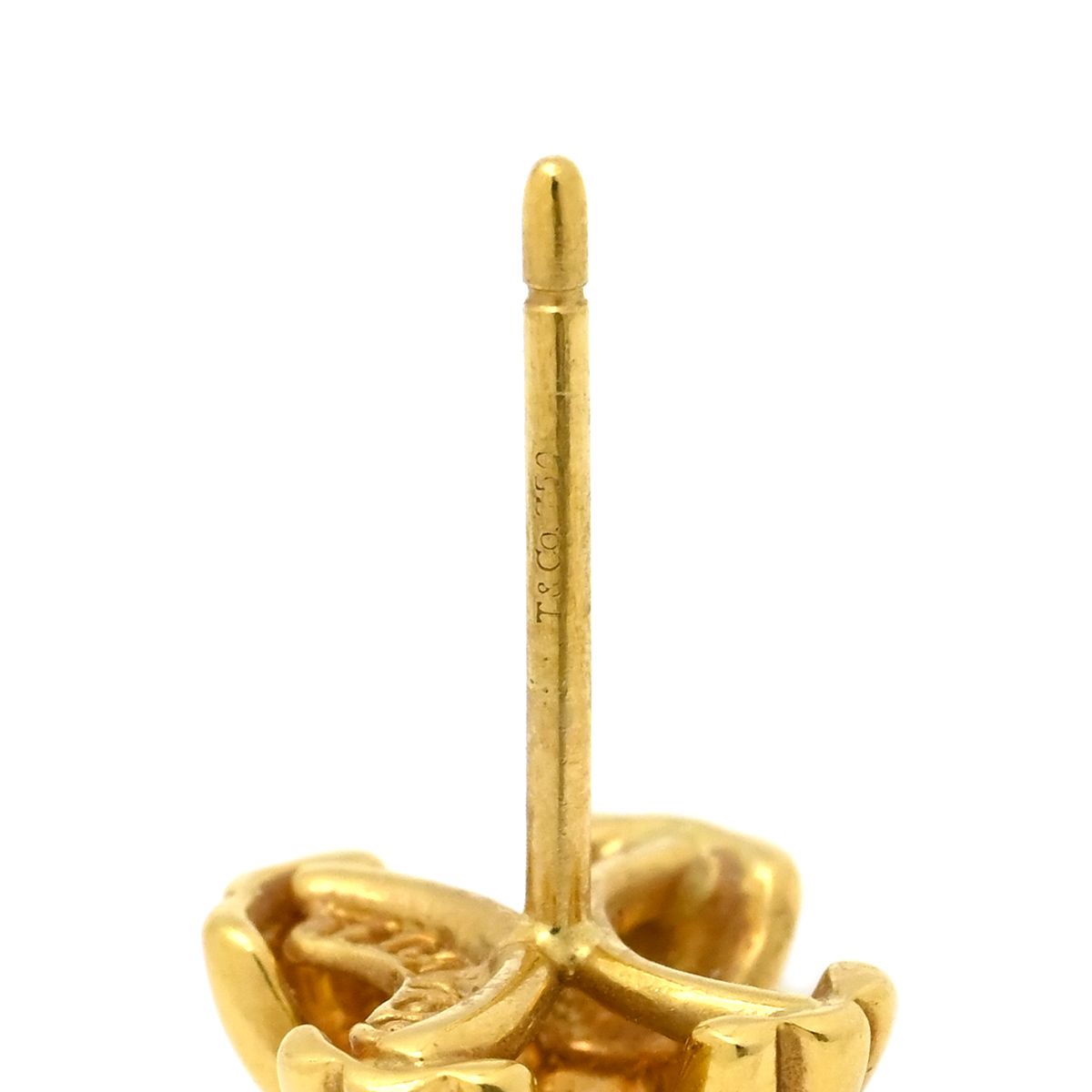 ティファニー Tiffany & Co ピアス シグネチャーピアス K18YG イエロー