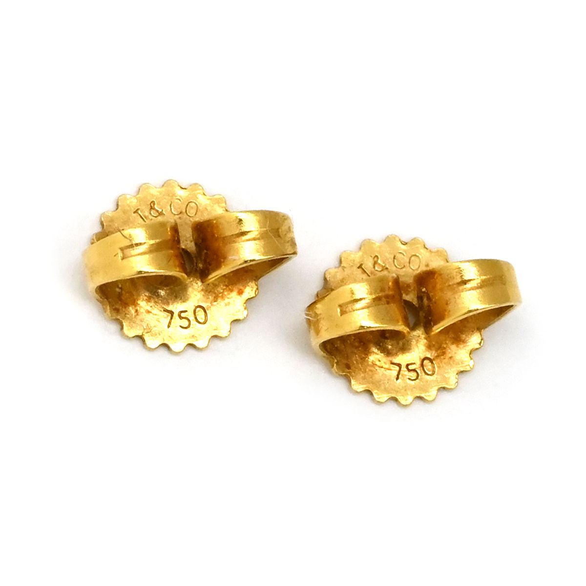 ティファニー Tiffany & Co ピアス シグネチャーピアス K18YG イエロー