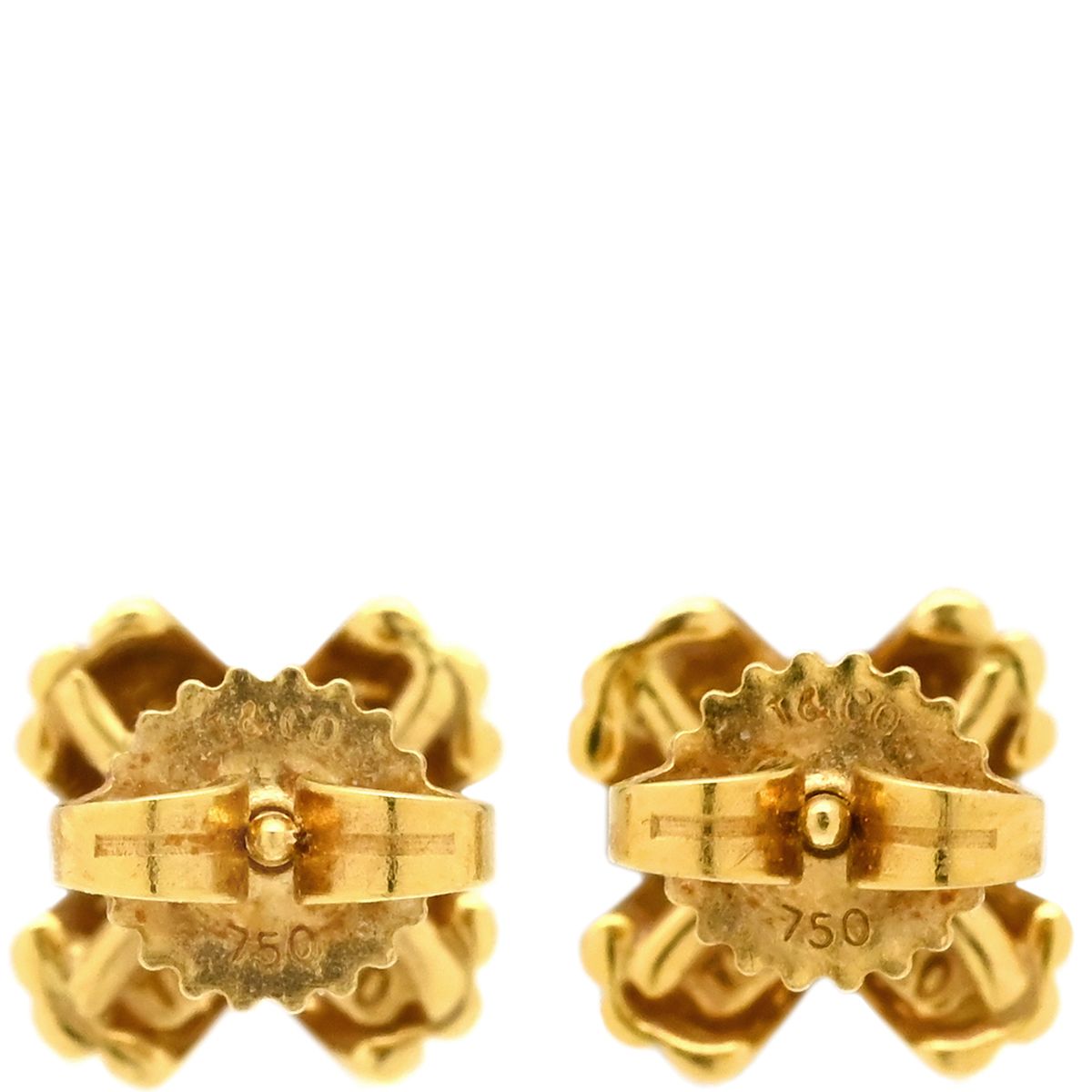 ティファニー Tiffany & Co ピアス シグネチャーピアス K18YG イエロー