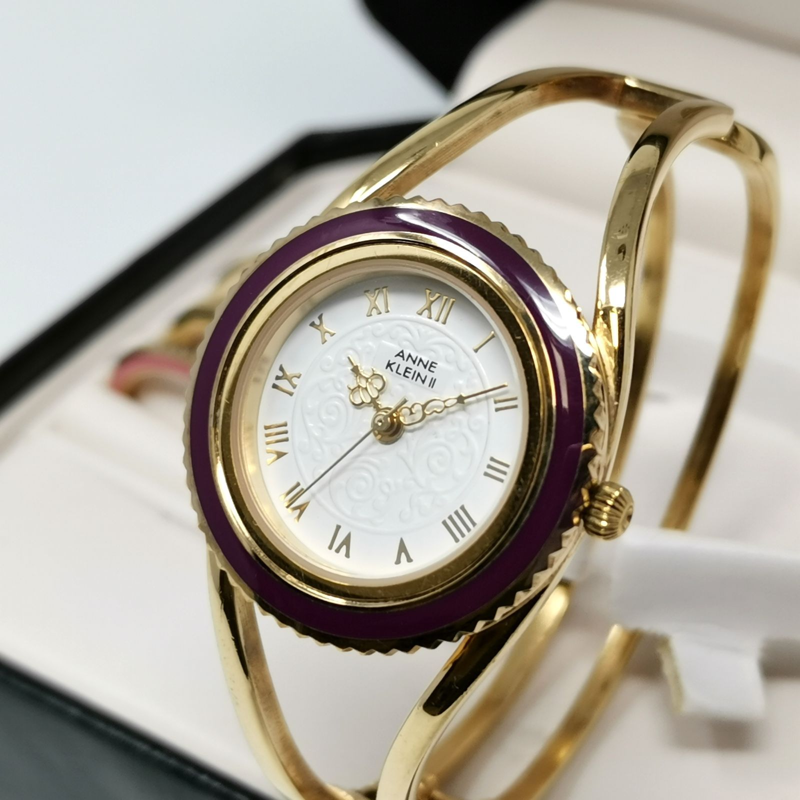 ANNE KLEIN Ⅱ ゴールド 腕時計 レディース 電池ないため動作未確認 箱