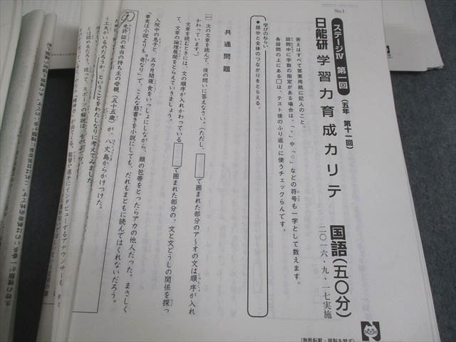 日能研 小5 全国公開模試 実力判定/学習力育成カリテ/日能研サミット 等 2016年度実施 国語/算数/理科/社会 ★ 158L2D 日能研 小5 全国公開模試 実力判定/学習力育成カリテ/日能研サミット