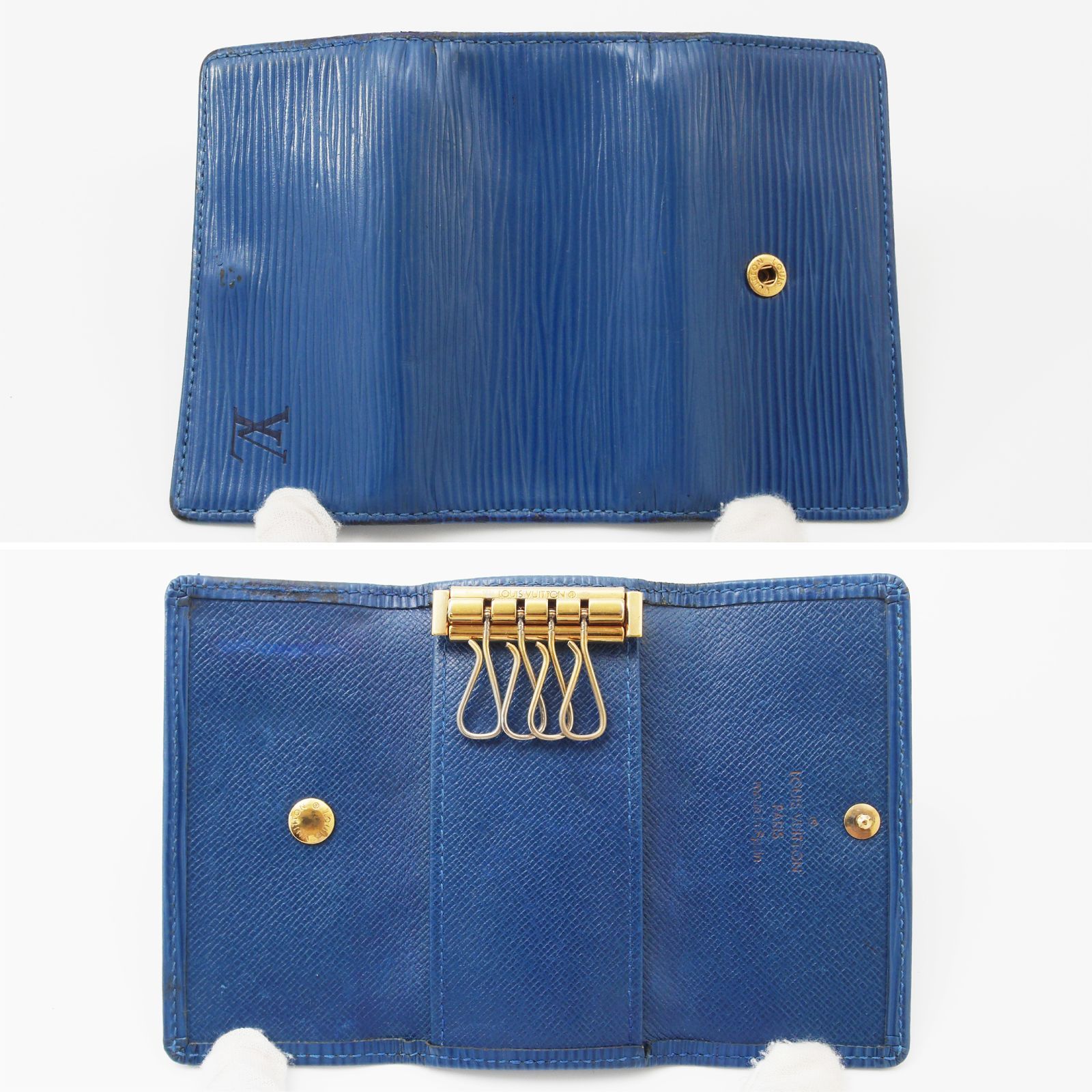 美品】 ルイヴィトン エピ キーケース ミュルティクレ4 鍵4本収納可能