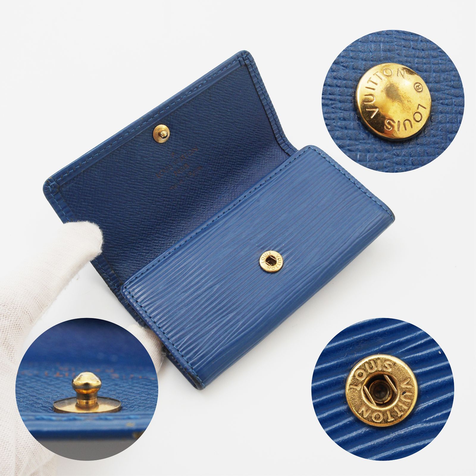 美品】 ルイヴィトン エピ キーケース ミュルティクレ4 鍵4本収納可能