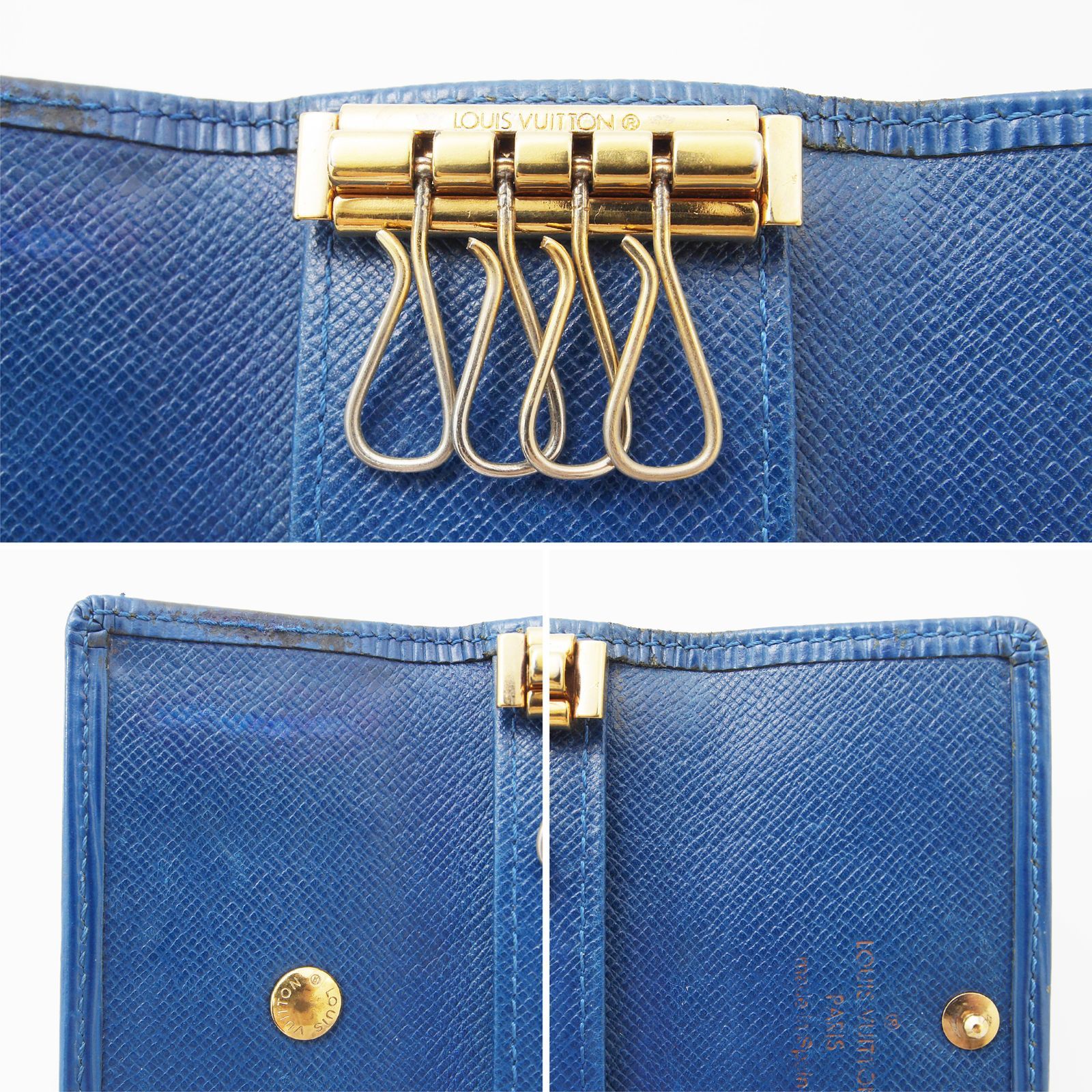 美品】 ルイヴィトン エピ キーケース ミュルティクレ4 鍵4本収納可能