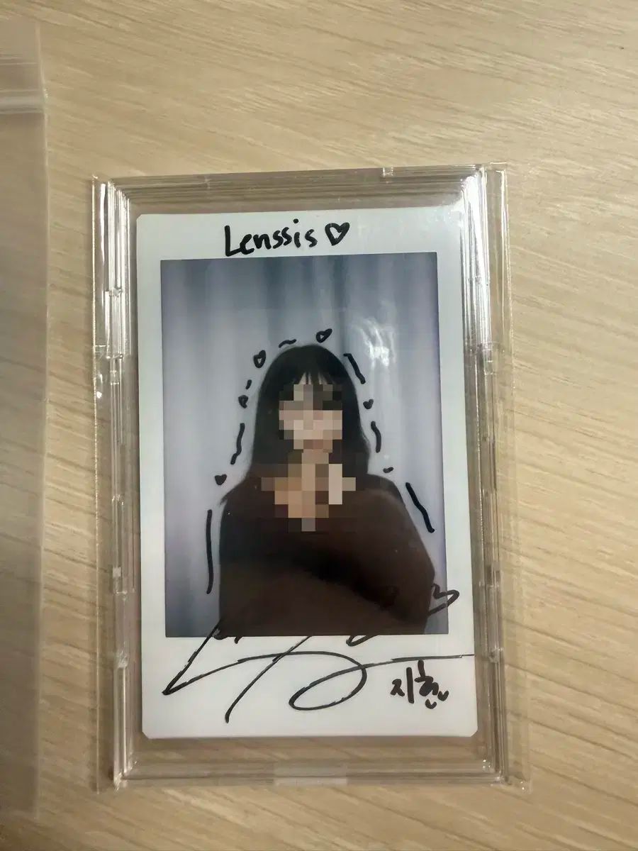 fromis_9(プロミスナイン・プミナ) ペク・ジホン(BAEK JIHEON) サイン