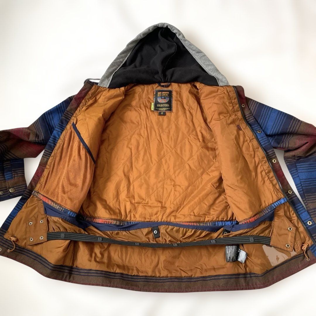 BURTON 横縞ネイティブ柄 Sサイズ スノーボードウェア上 スノボ