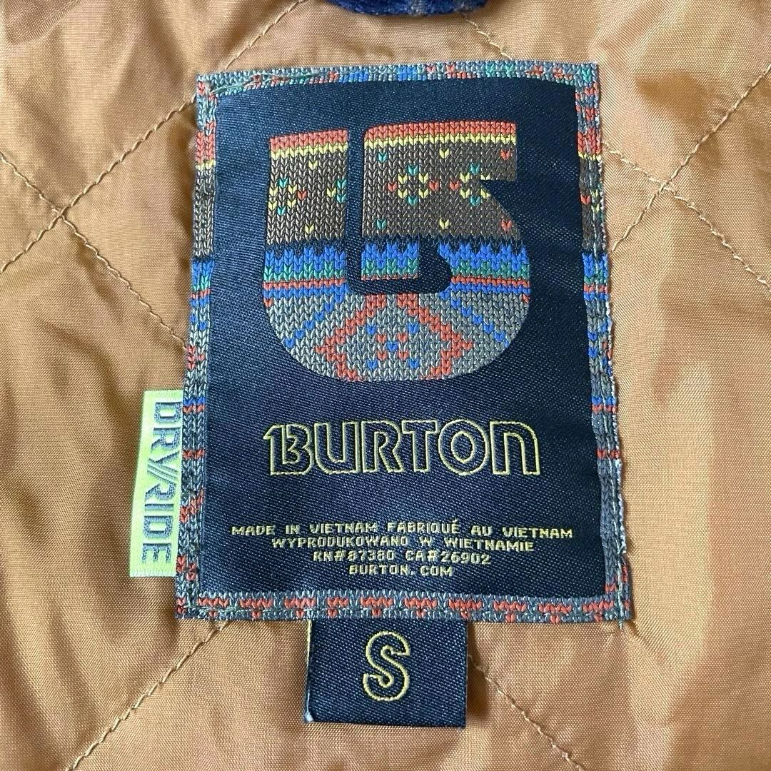 BURTON 横縞ネイティブ柄 Sサイズ スノーボードウェア上 スノボ