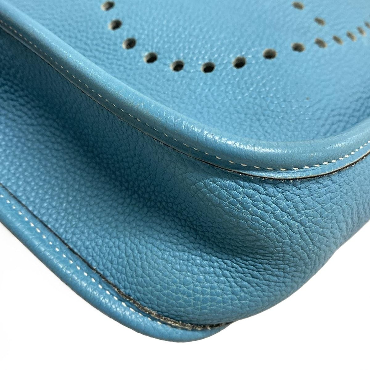 HERMES(エルメス) ショルダーバッグ エブリンPM ブルージーン - メルカリ