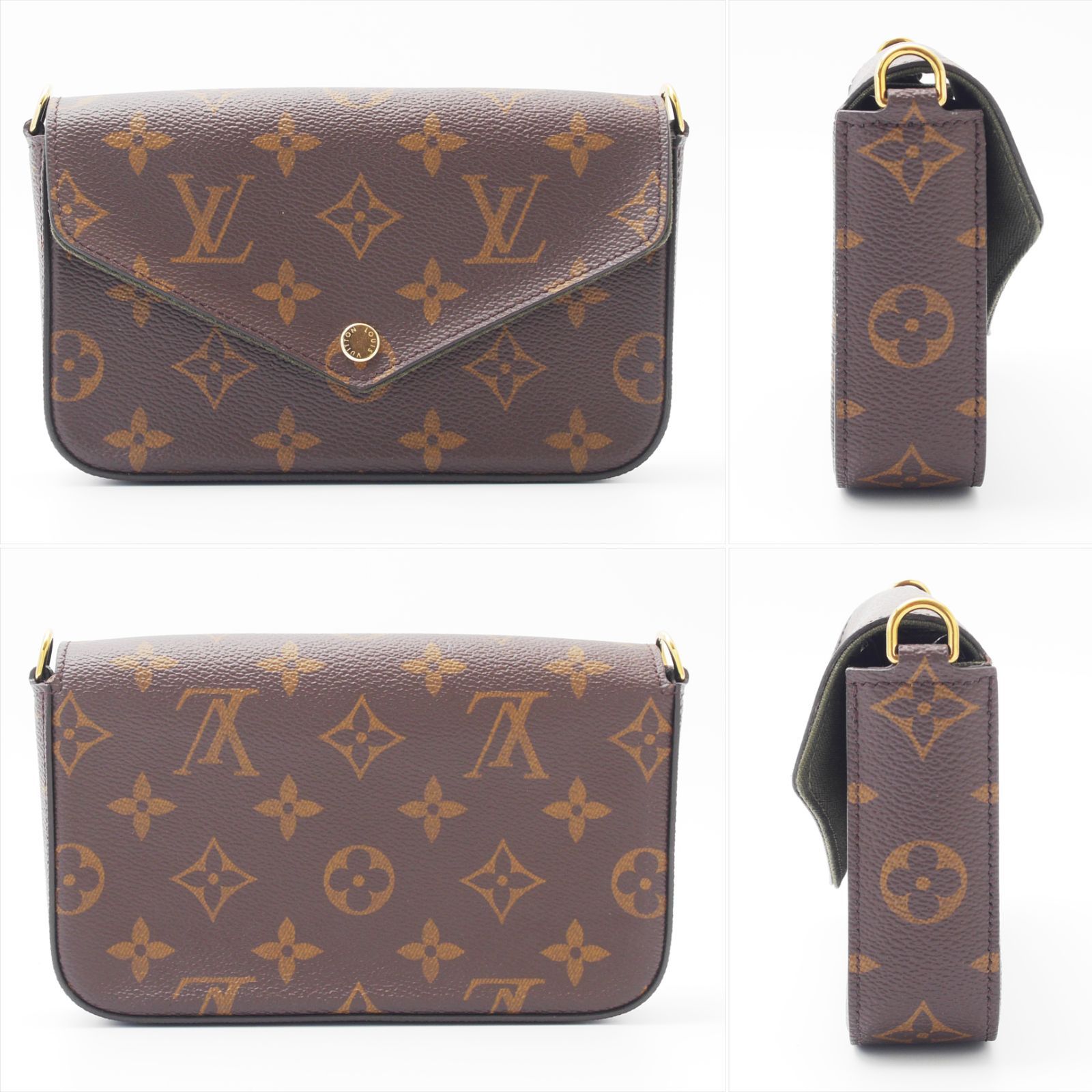 使用わずか 極美品】 ルイヴィトン モノグラム ミュルティ ポシェット