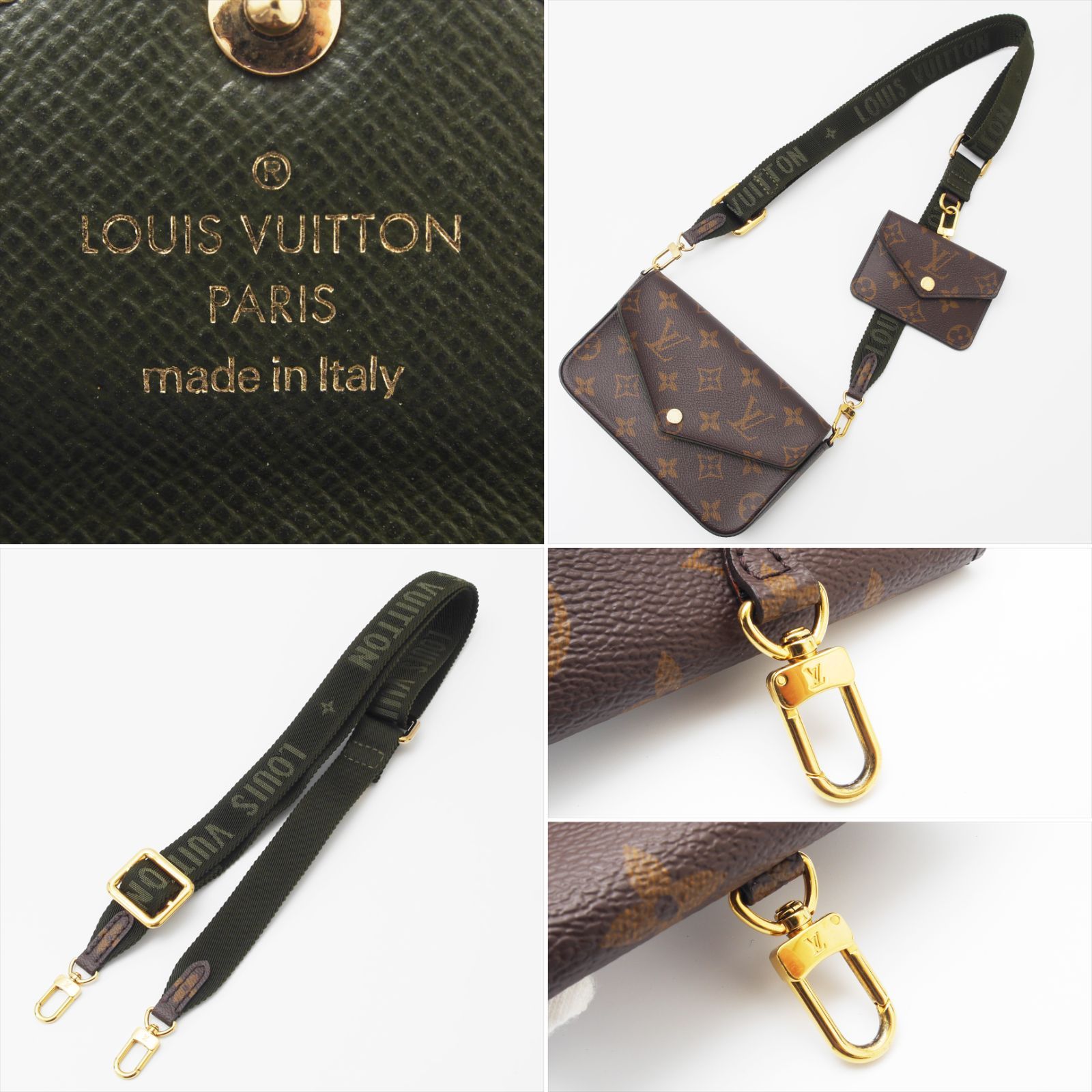 使用わずか 極美品】 ルイヴィトン モノグラム ミュルティ ポシェット