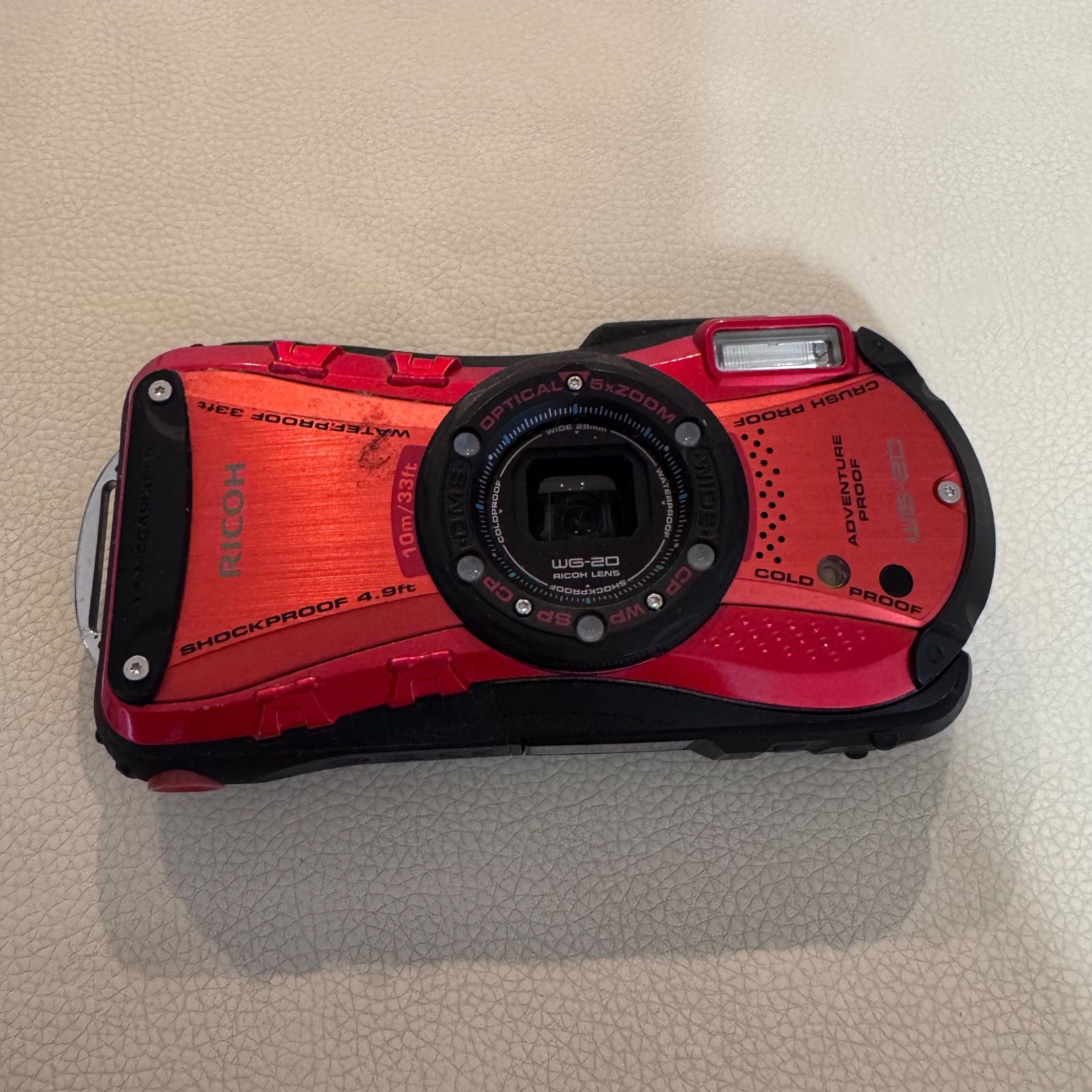 RICOH リコー WG-20 防水デジタルカメラ 動作確認済 - メルカリ