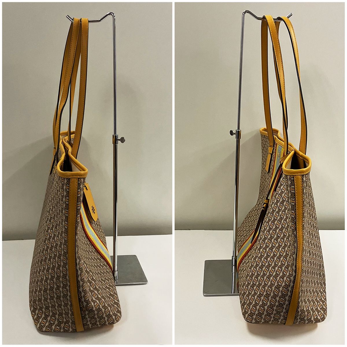 TORY BURCH トリーバーチ　トートバック　ジェミニリンクトート　総柄 Tory Burch - 新品 トリーバーチ TORY BURCH トートバッグ ジェミニ