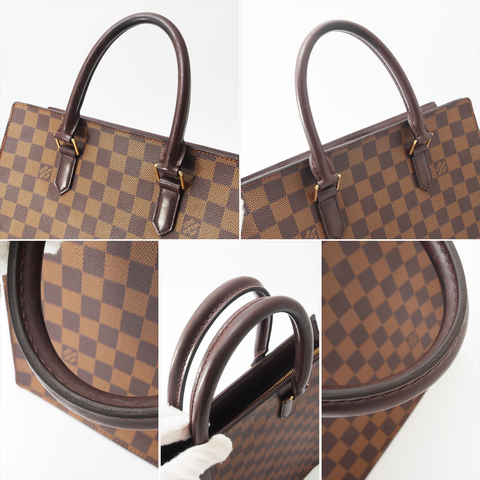 極美品】 ルイヴィトン ダミエ ヴェニス ハンドバッグ ブラウン エベヌ