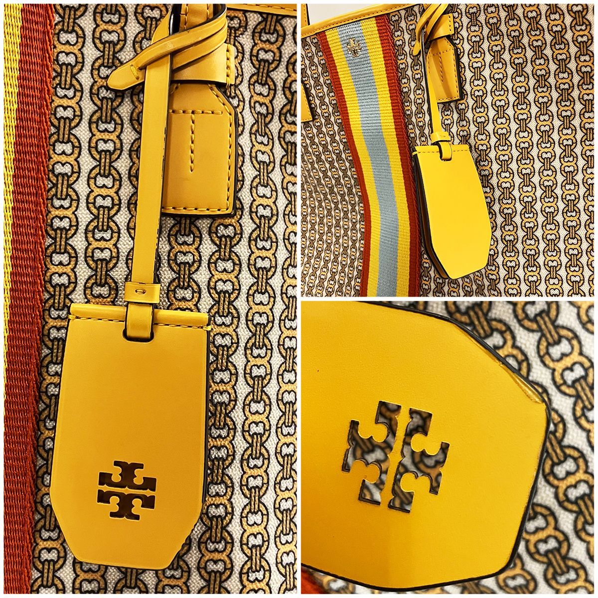 TORY BURCH トリーバーチ　トートバック　ジェミニリンクトート　総柄 Tory Burch - 新品 トリーバーチ TORY BURCH トートバッグ ジェミニ