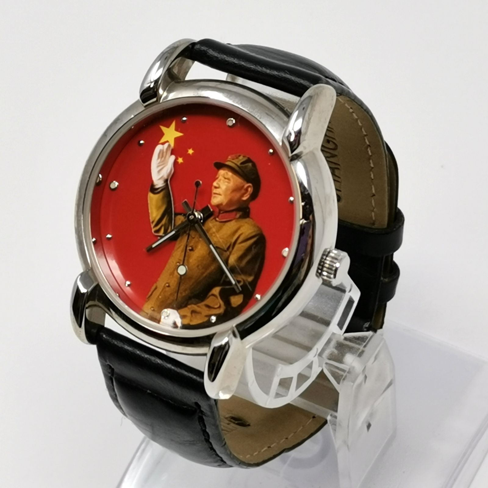 稼動品 上海灘 シャンハイタン 鄧小平 手巻き レッド ブラック メンズ