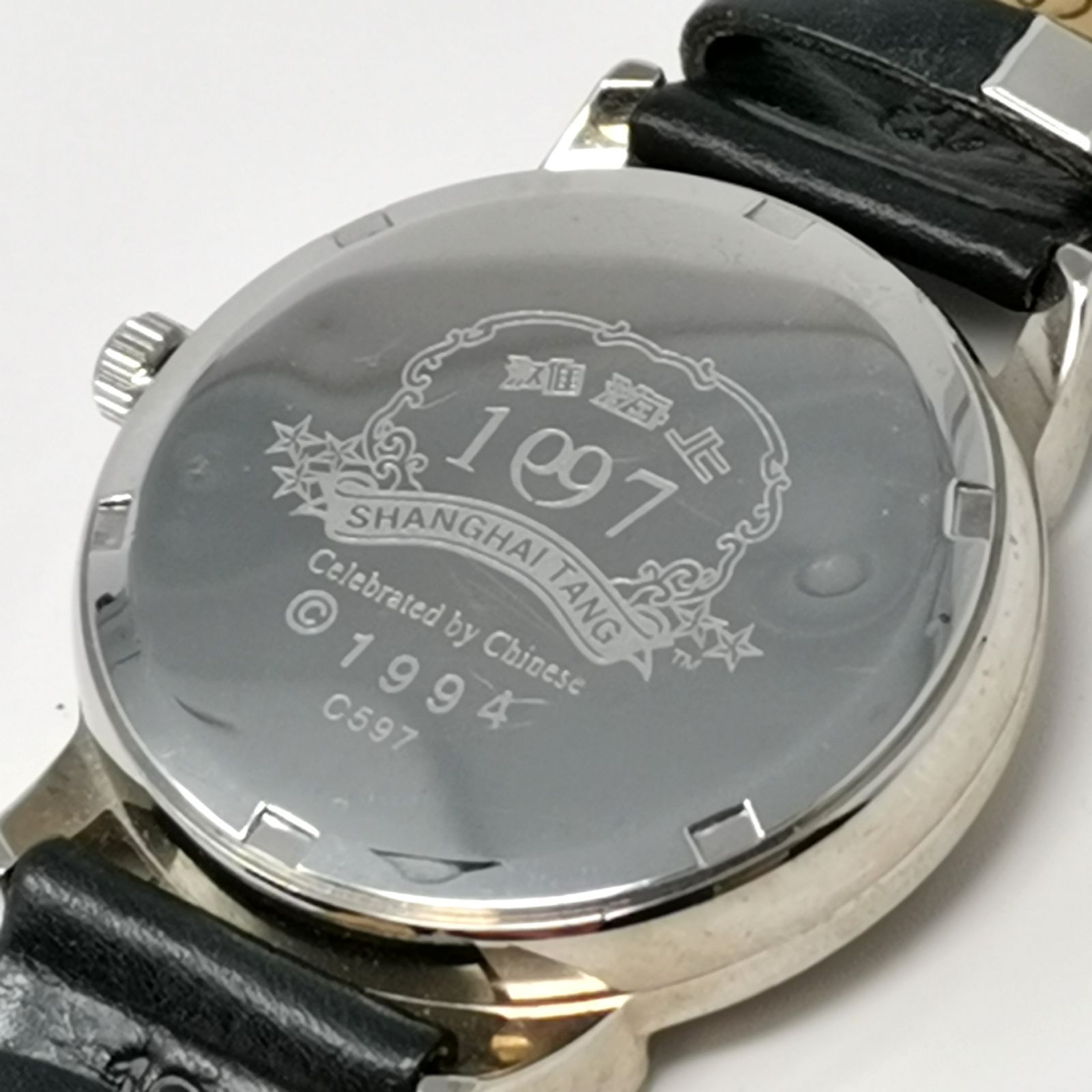 稼動品 上海灘 シャンハイタン 鄧小平 手巻き レッド ブラック メンズ