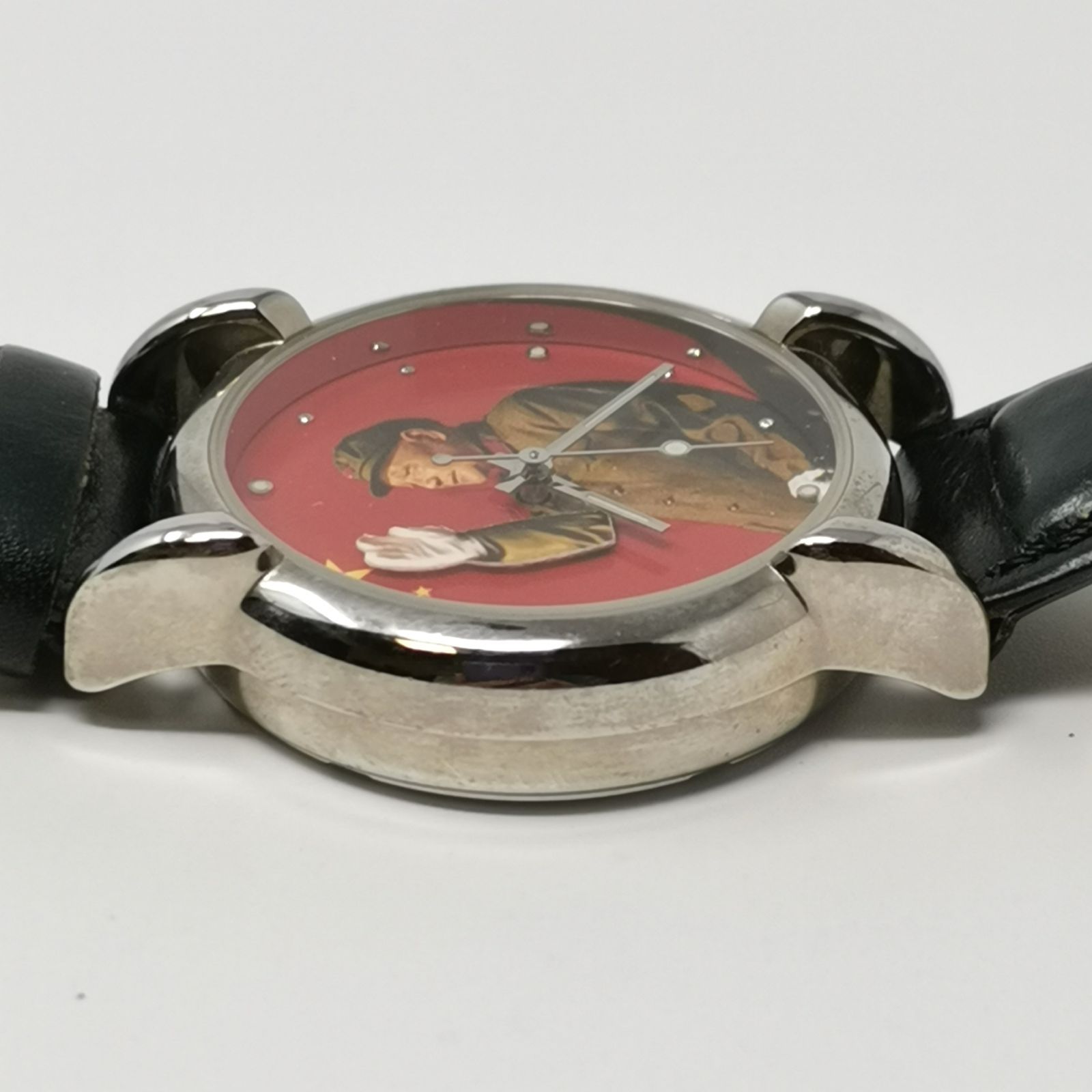 稼動品 上海灘 シャンハイタン 鄧小平 手巻き レッド ブラック メンズ