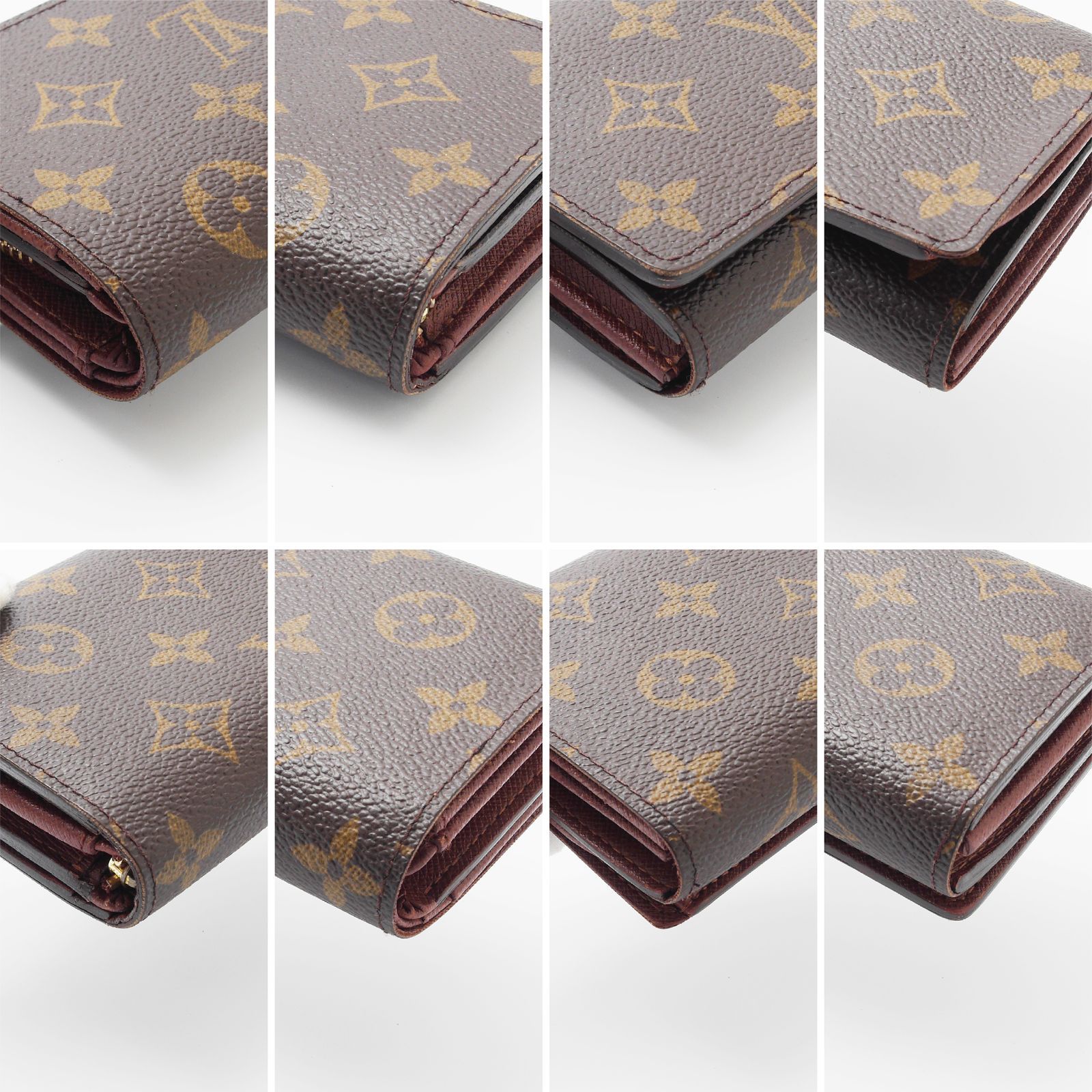 訳あり極美品】 ルイヴィトン モノグラム ポルトフォイユトレゾール 二