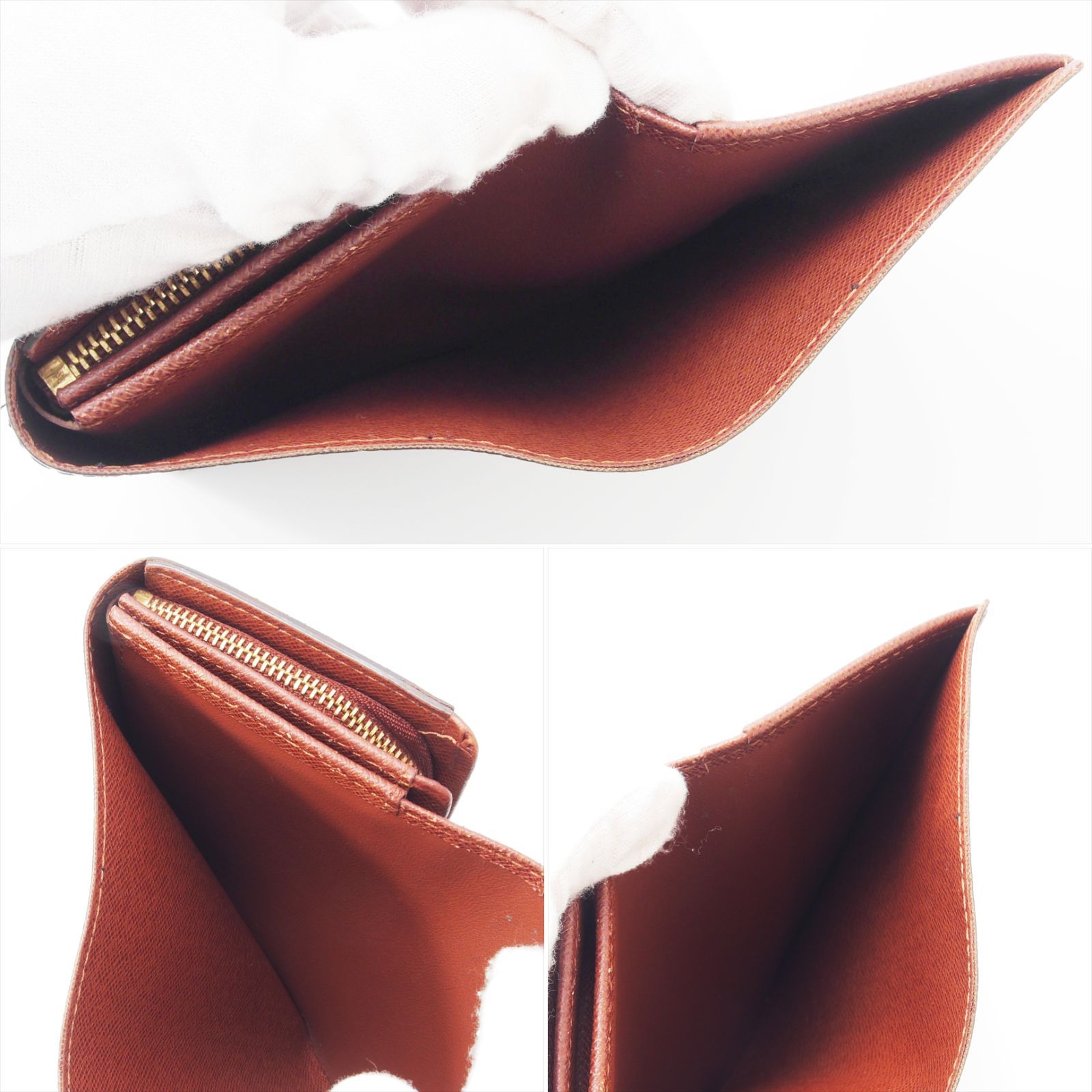 訳あり極美品】 ルイヴィトン モノグラム ポルトフォイユトレゾール 二