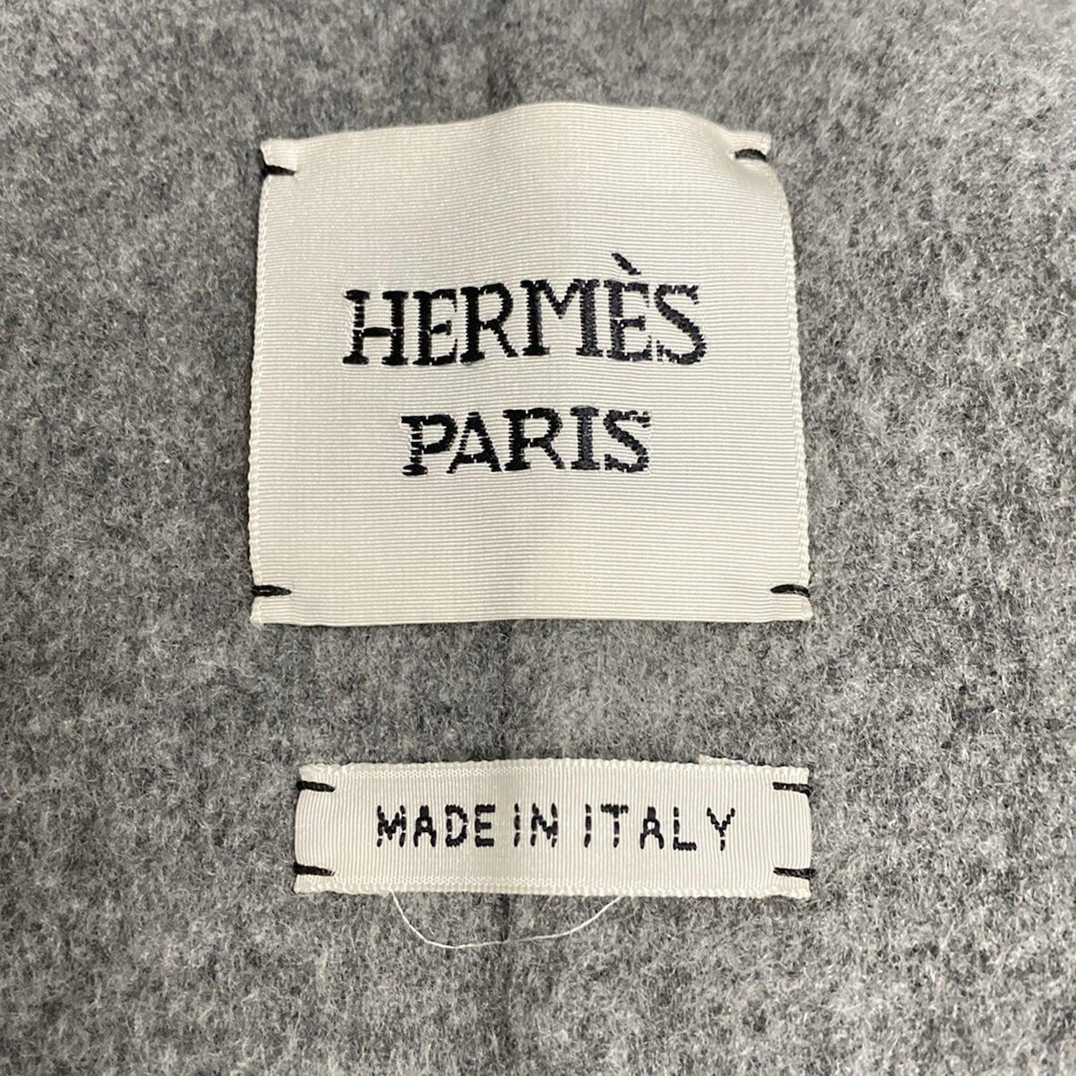 エルメスコート　34サイズ エルメス☆カシミヤコート22AW☆ダブルフェイス☆ルーズフィット☆size