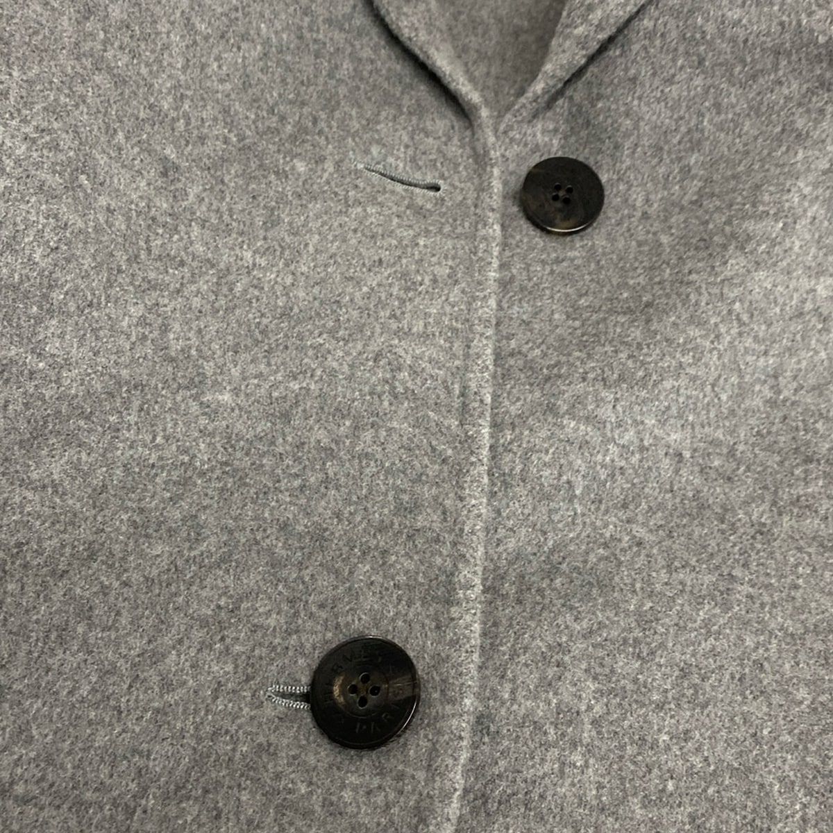 HERMES(エルメス) コート サイズ34 S レディース美品 - グレー 長袖