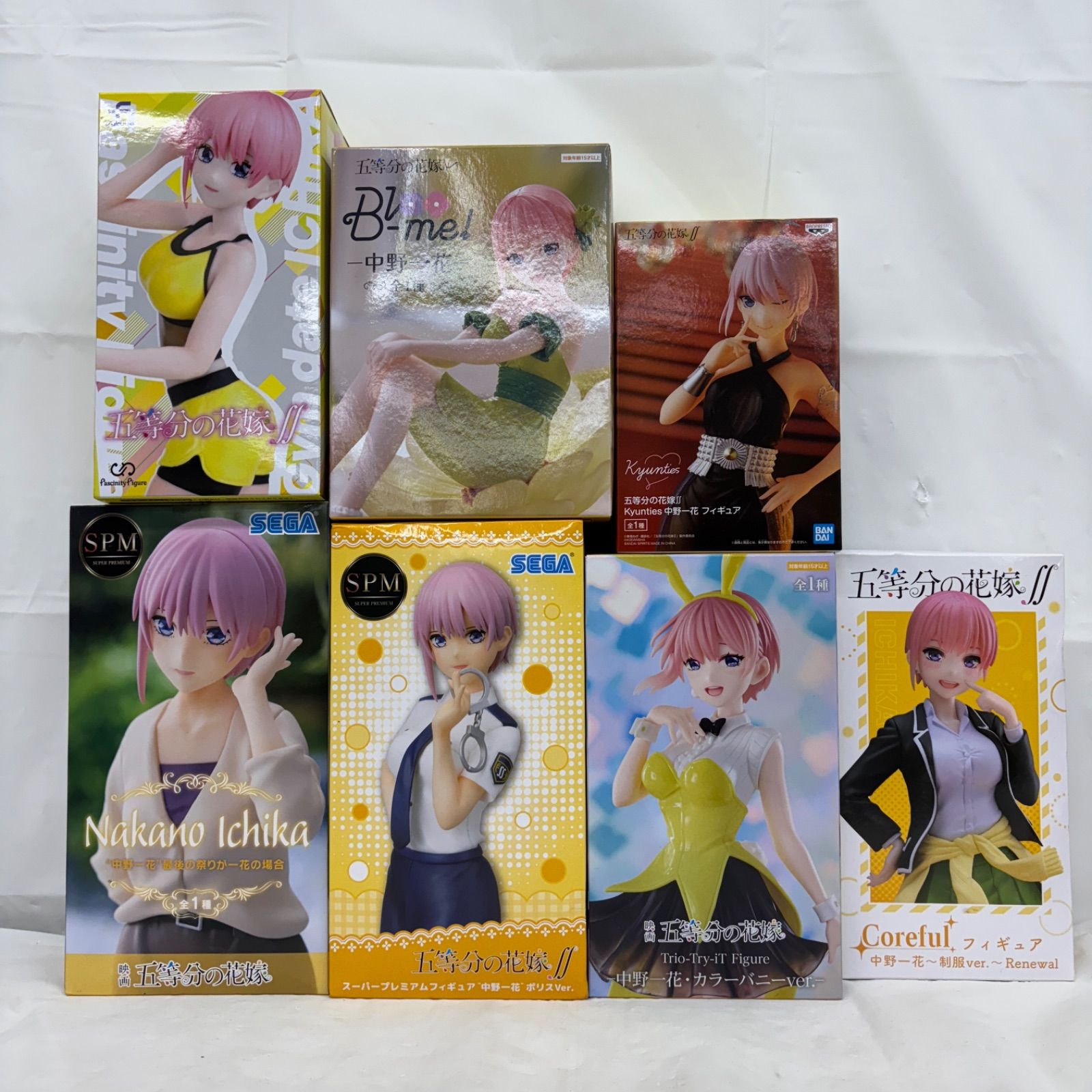 未開封 五等分の花嫁 中野一花 フィギュア 7個セット LFJ670 f107